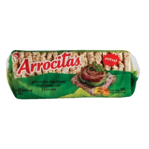 Galletas de arroz Arrocitas 3 cereales 130g