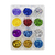 Kit D e Z 12 Potinhos Glitter Flocado Colorido 61512-2 Unha - comprar online