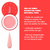 Gel de unha Bluwe Banho de fibra Natural Pink 30g - comprar online