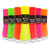 Esmaltes Neon Top Beauty Neon my Crazy 7 Cores fluorescentes