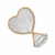 Pedra Agata com Diamante para foto e decoração Manicure Branco