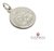 Medalla Bautismo- Plata 925 Blanca - 18mm - comprar online