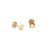 Aros Abridores - Oro 18k - Facetados - Con Perlas Cultivo