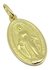 Medalla Virgen Milagrosa - Doble Faz - Oro 18k - 24mm - comprar online