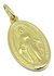 Medalla Virgen Milagrosa - Doble Faz - Oro 18k - 18mm - comprar online