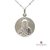 Medalla Sagrado Corazón De Jesús - Plata 925 Blanca - 18mm - comprar online