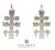 Cruz De Caravaca Doble Faz - Plata 925 Blanca - 40mm en internet