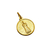 Medalla Santa Bárbara - Plaqué Oro 21k - 18mm