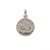 Medalla Bautismo Plata 925 Blanca - Grabado - 16mm