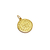 Medalla San Benito con escalera - Doble Faz - Plaqué oro 21k - 18mm - comprar online