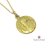 Medalla Religiosa - San Benito - Doble Faz - Oro 18k - 16mm - comprar online