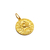 Medalla Signo del Zodíaco - Cáncer - Plaqué Oro 21k - 22mm