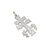 Cruz De Caravaca Doble Faz - Plata 925 Blanca - 40mm