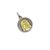 Medalla Santo Rostro de Jesús - Doble Faz - Plata 925 Y Oro 18k - 18mm - comprar online