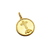 Medalla Cristo de Mailín - Plaqué Oro 21k - 22mm