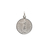 Medalla Cristo Viator - Plata 925 Blanca - 20mm