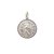 Medalla San Cristóbal - Plata blanca 925 - 20mm