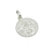 Medalla San Cristóbal - Plata blanca 925 - 18mm - comprar online