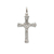 Cruz con Cristo - Plata Blanca 925 - 35mm