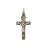 Cruz Con Cristo y San Benito - Plata 925 - 28mm