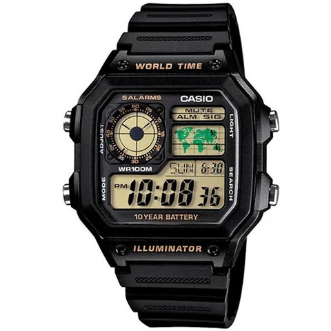 Casio world time illuminator precio hotsell