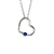 Colgante Corazón Crystal Majestic Blue - comprar online