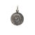 Medalla Ecce Homo Cristo - Plata 925 envejecida - 18mm