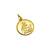 Medalla San Gabriel de la Dolorosa - Plaqué Oro 21k - 16mm