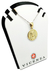 Medalla Ecce Homo Jesucristo - Plata con frente en oro 18k - 18mm - tienda online