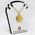 Medalla Santa Isabel - Plaqué Oro 21k - 22mm - comprar online