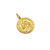 Medalla Signo del Zodíaco - Libra - Plaqué Oro 21k - 22mm
