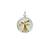 Medalla Virgen de Loreto - Plata Y Oro - 22mm - comprar online
