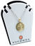 Medalla Virgen de Loreto - Plata con frente en oro 18k - 22mm - Vicenza Joyas y Relojes