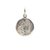 Medalla Virgen De Lourdes - Plata 925 Blanca - 18mm