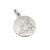 Medalla Santa Lucía - Plata blanca 925 - 20mm - comprar online