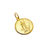 Medalla Santa Marta - Plaqué Oro 21k - 22mm