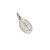 Medalla Virgen Milagrosa - Doble Faz - Plata Blanca 925 - 14mm - comprar online