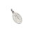 Medalla Virgen Milagrosa - Doble Faz - Plata blanca 925 - 16mm - comprar online