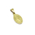 Medalla Virgen Milagrosa - Plata con frente en oro 18k - Doble faz - 18mm - comprar online