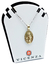 Medalla Virgen Milagrosa - Plata con frente en oro 18k - Doble faz - 24mm - tienda online
