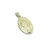 Medalla Virgen Milagrosa - Plata con frente en oro 18k - Doble faz - 32mm - comprar online