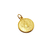Medalla Niño Jesús de Praga - Plaqué Oro 21k - 16mm