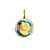 Medalla Perón y Evita - Plaqué oro 21k con esmalte - 20mm - comprar online