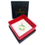 Medalla Perón y Evita - Plaqué oro 21k con esmalte - 20mm - Vicenza Joyas y Relojes