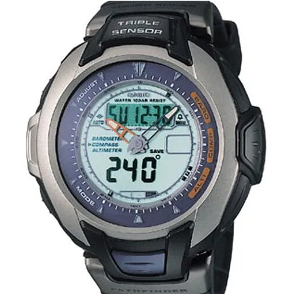 RELOJ CASIO PRG-300CM-3 PARA AIRE LIBRE y MONTAÑISMO - Unitime Argentina