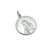 Medalla Rosa Mística - Doble Faz - Plata 925 Blanca - 22mm - comprar online