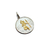 Medalla San Cristóbal - Plata Y Oro - 20mm - comprar online