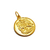 Medalla San Jorge - Plaqué Oro 21k - 22mm