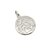 Medalla Santa Rosa De Lima - Plata Blanca 925 - 22mm - comprar online
