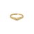 Anillo Solitario Compromiso Oro 18 K - Cubic Circonio - B en internet